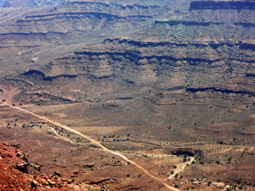 Shafer Canyon Viewpoint at Canyonlands